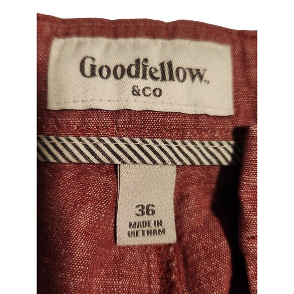 Goodfellow & Co Mens Red Linden Short 36 - Picture 2 of 7